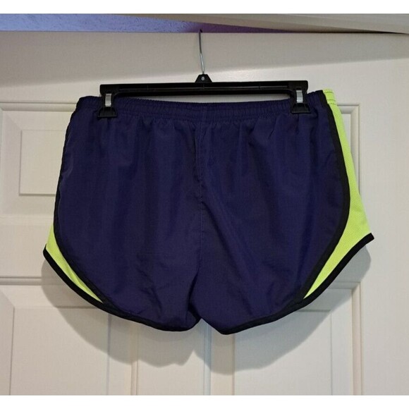 Nike Tempo Dri-Fit Blue and Lime Shorts RN#56323 Size Large Running Active - Picture 2 of 12